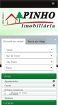 Mobile Screenshot of imobiliariapinho.com.br